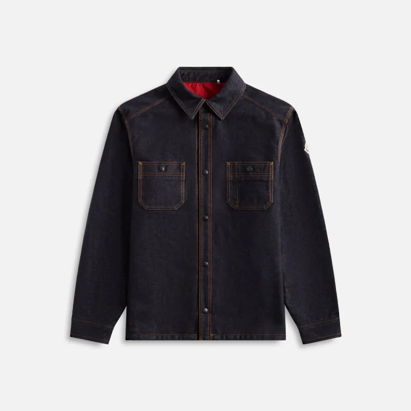 Moncler Denim Shirt - Dark Blue sold by Kith