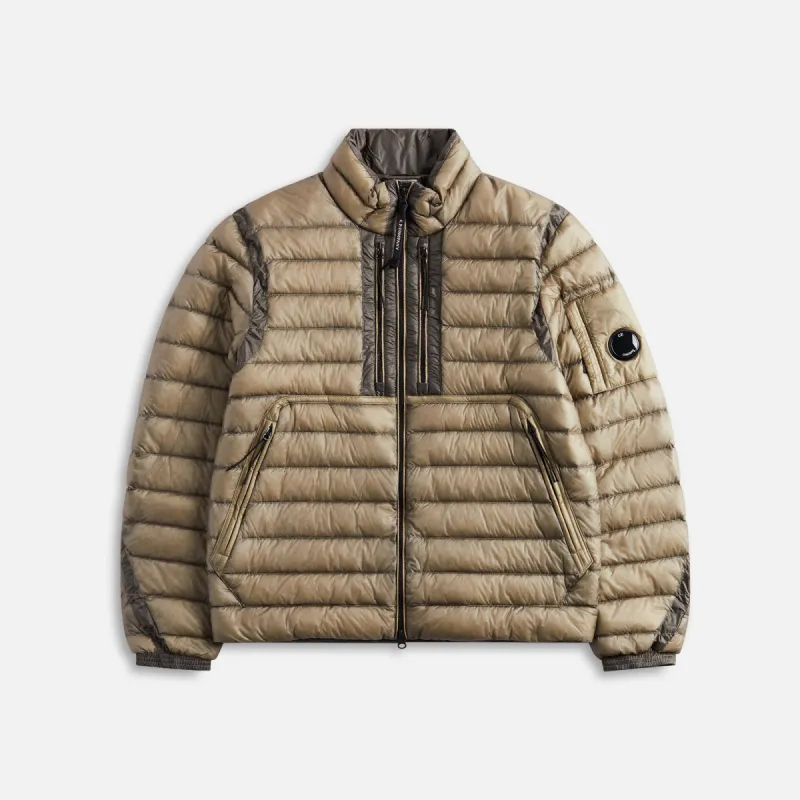C.P. Company D.D. Shell Lightweight Down Jacket - Vintage Khaki sold by Kith