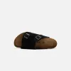 Birkenstock Zurich Suede - Black sold by Kith