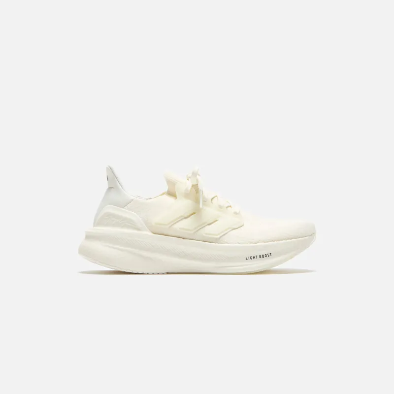 Y-3 Ultraboost 5 - White / White / Core Black sold by Kith