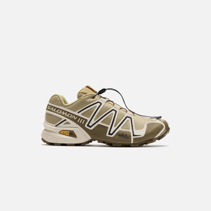 Salomon Speedcross 3 - Military Olive / Sponge / Almond Milk sold by Kith