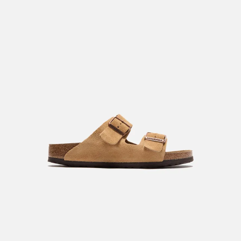 Birkenstock Arizona Suede - Latte Cream sold by Kith