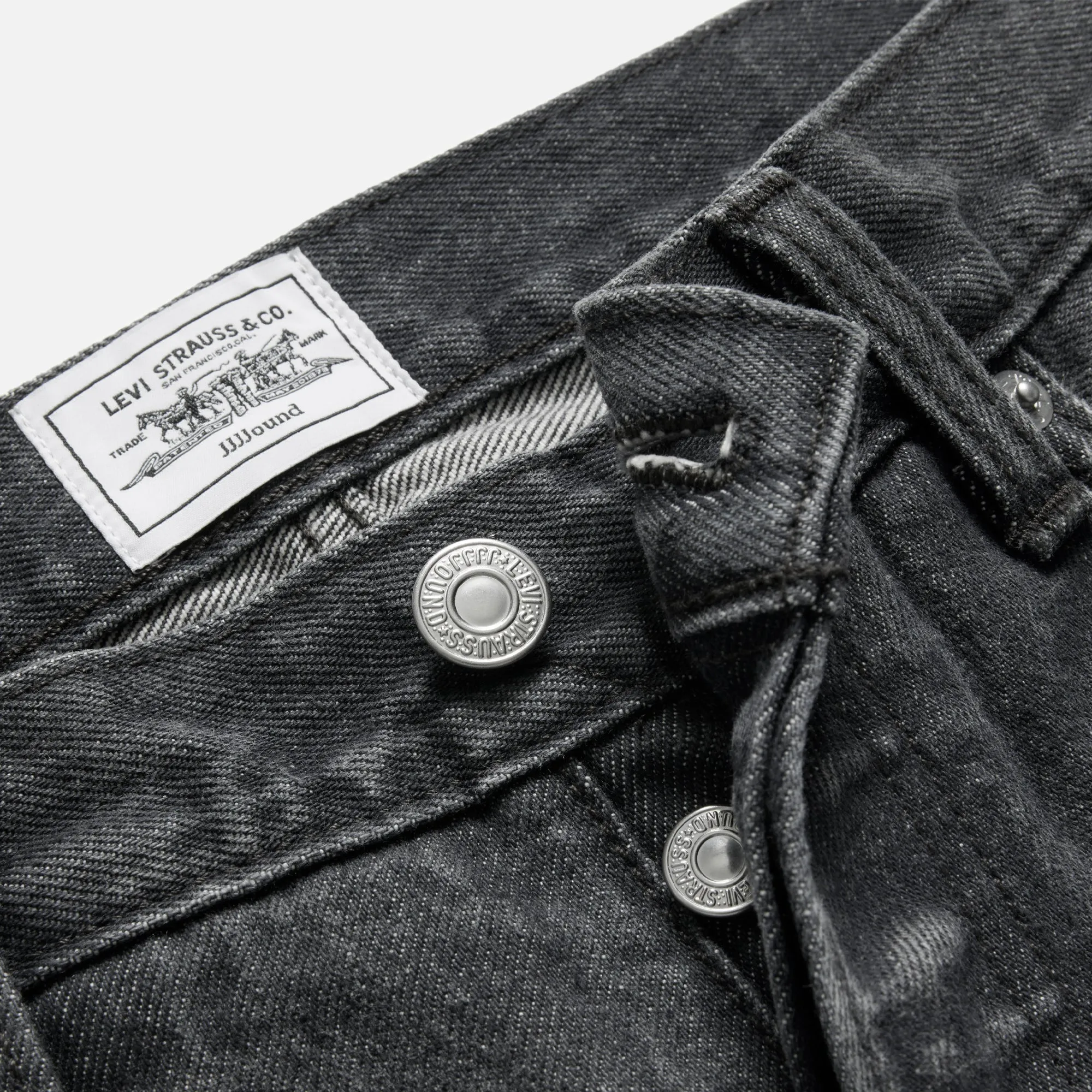 Levi's x JJJJound 501 '93 Jean - Dark Grey Stone sold by Kith product image thumbnail 2
