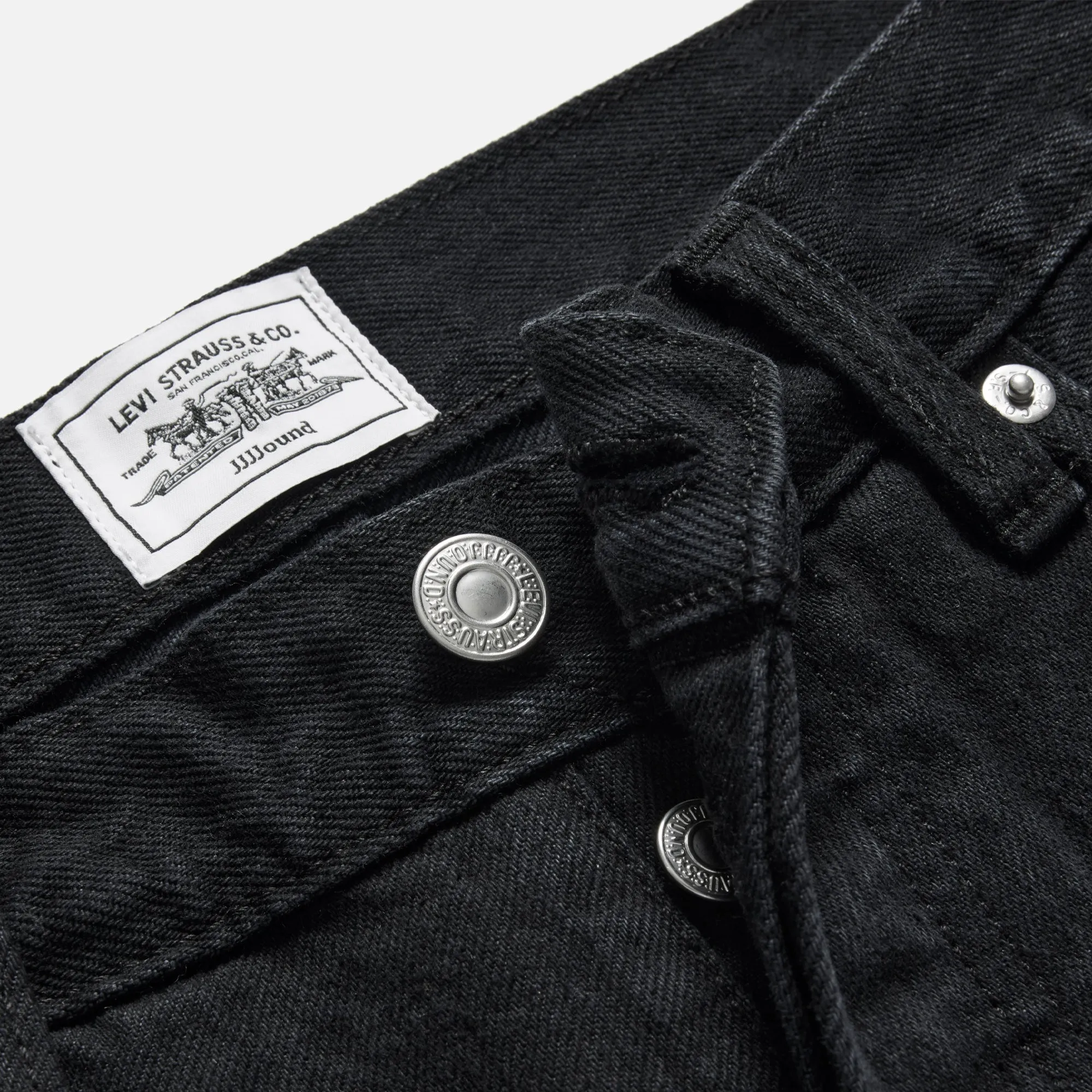 Levi's x JJJJound 501 '93 Jean - Black Overdye sold by Kith product image thumbnail 2