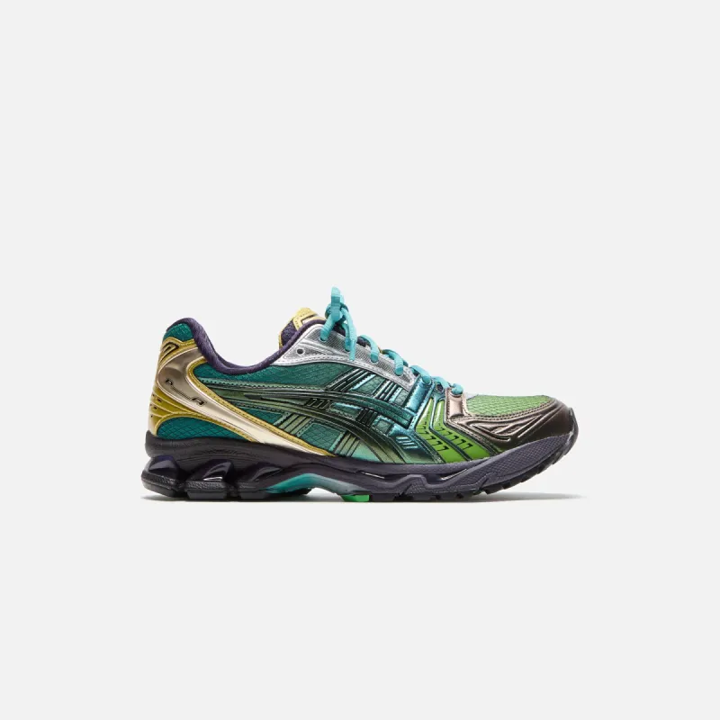 ASICS x Pedro Andrada Gel-Kayano 14 - Gradation Green / Green sold by Kith