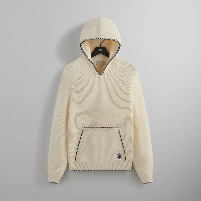 Kith Knit Miles Hoodie - Sandrift sold by Kith