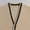 Kith Button Front Reuben Sweater Vest - Sandrift sold by Kith