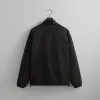 Kith Wrinkle Nylon Windsor Panelled Track Jacket - Black sold by Kith