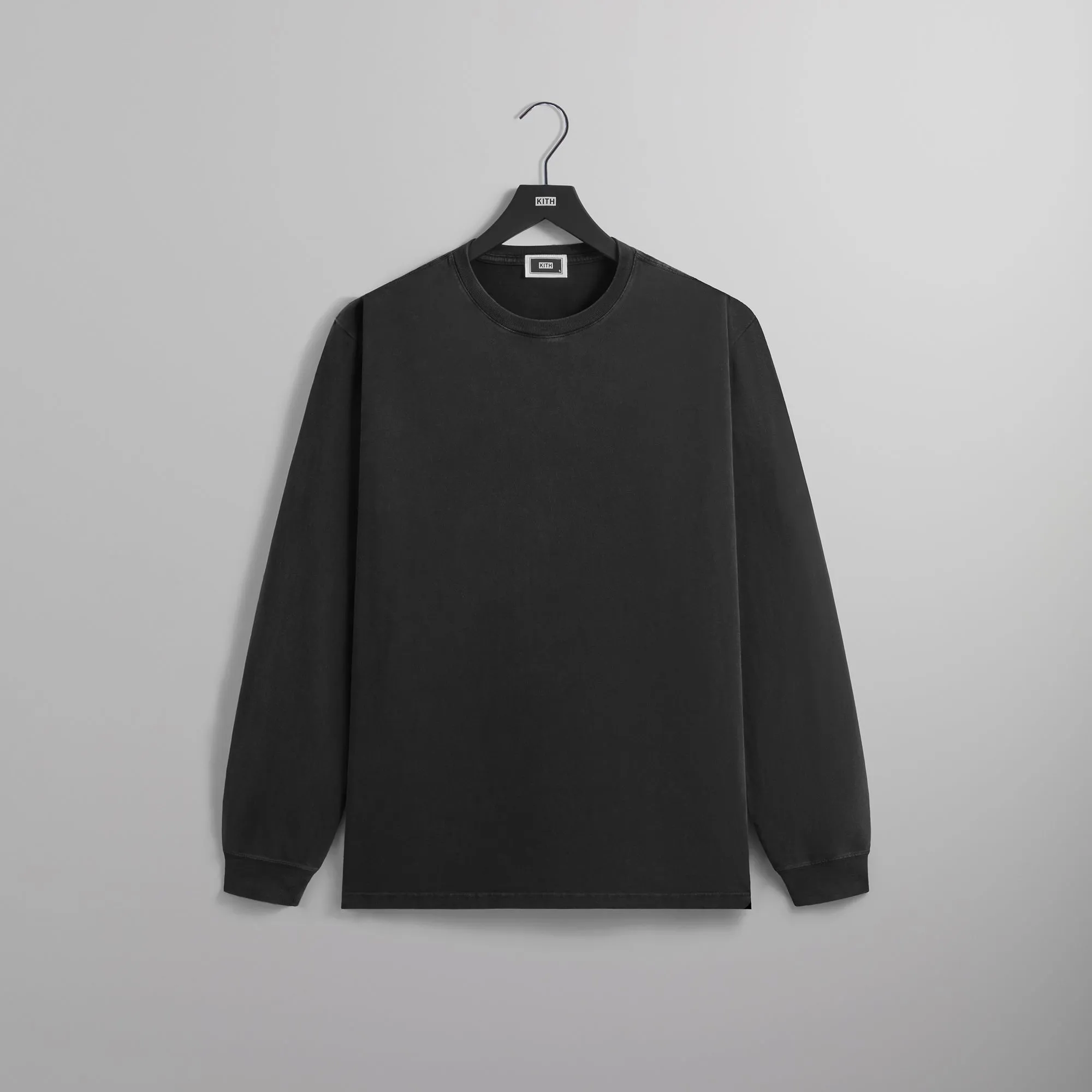 Kith Long Sleeve Vintage Tee - Black sold by Kith