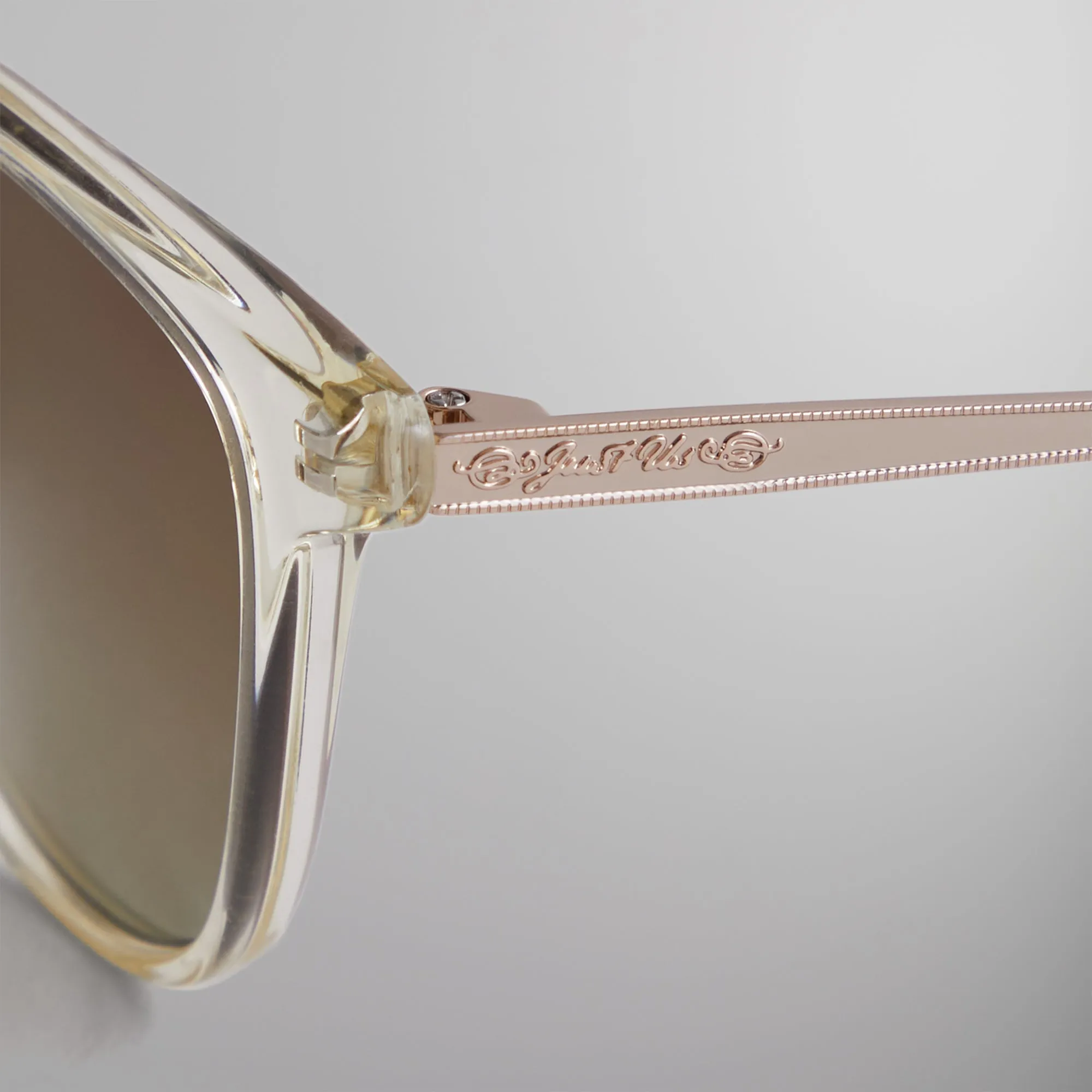 Kith for Modo Georgica Sunglasses - Crystal / Gold / Clear sold by Kith product image thumbnail 5