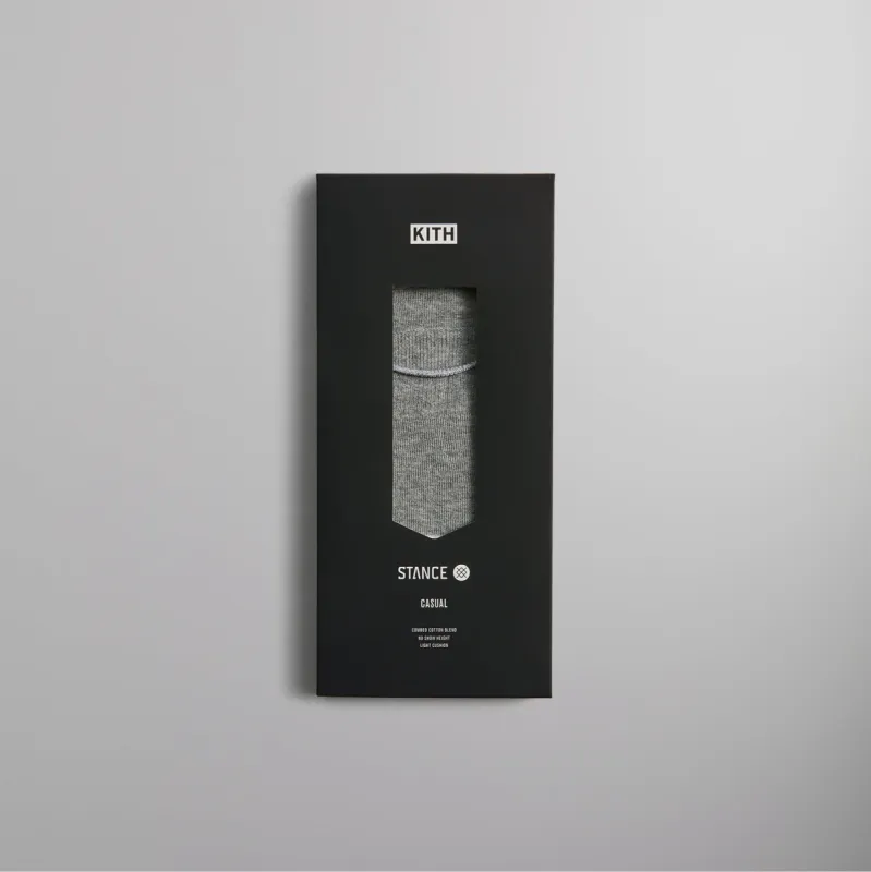 Kith for Stance Classic Super Invisible Sock - Grey sold by Kith