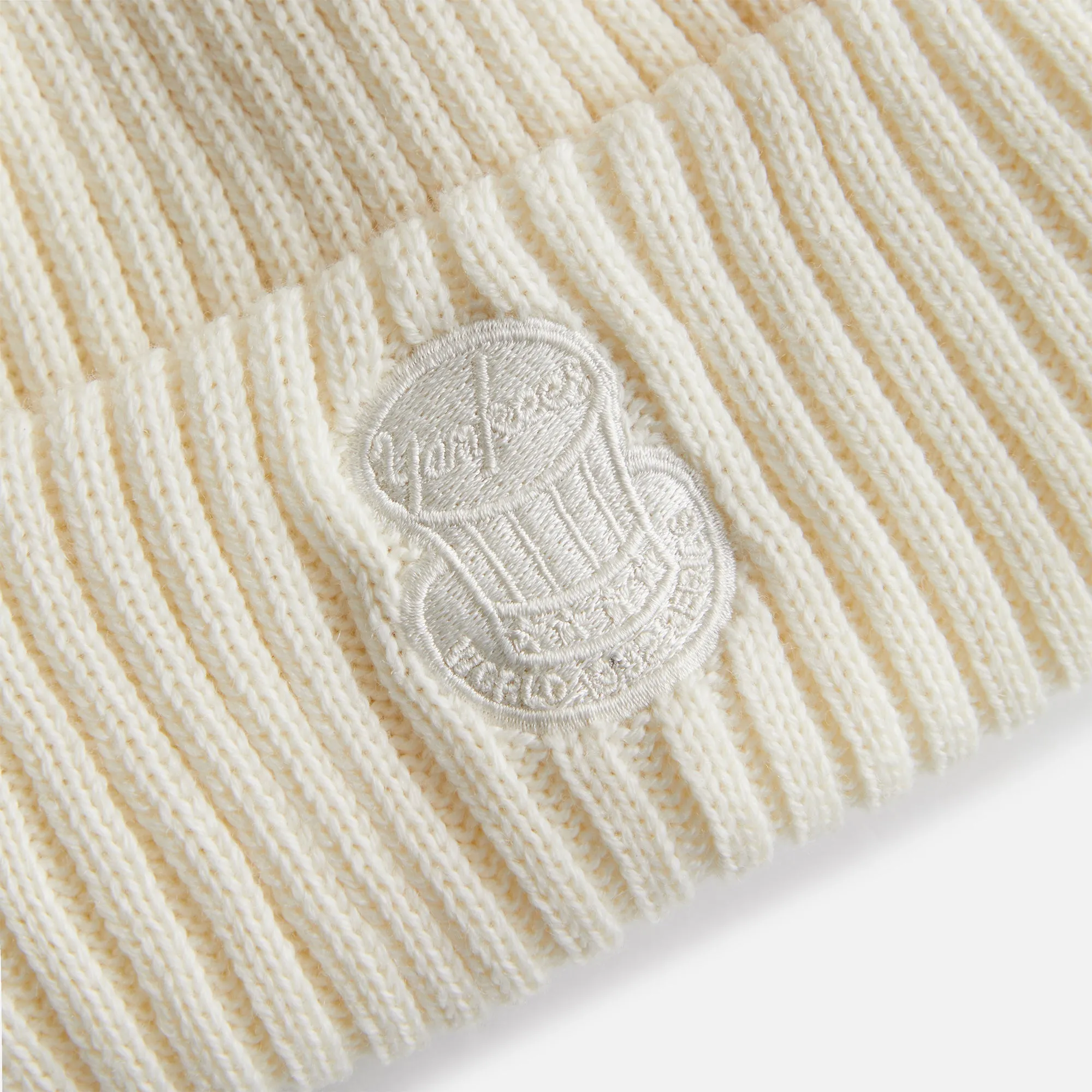 Kith & New Era for the New York Yankees Knit Beanie - Sandrift sold by Kith product image thumbnail 4