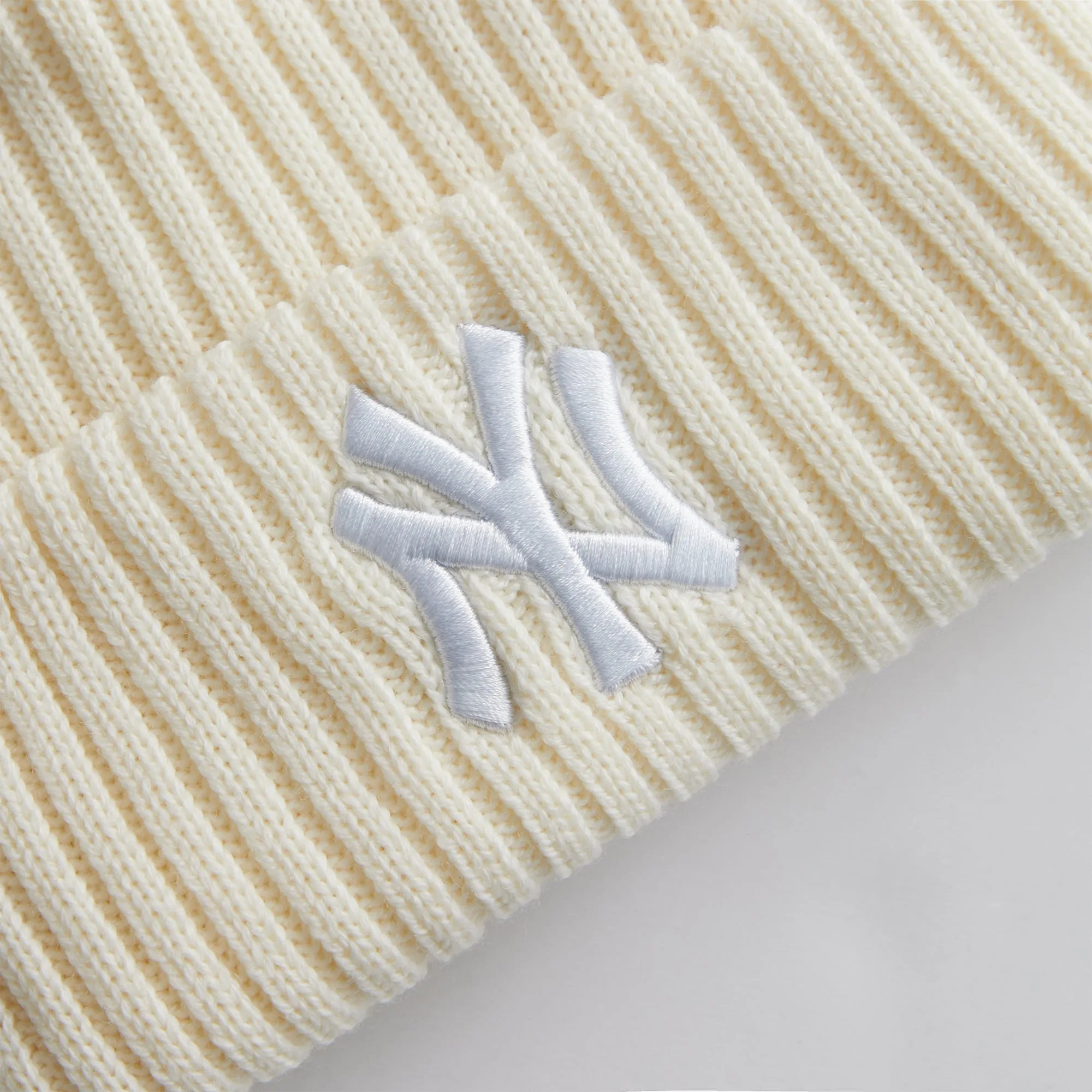Kith & New Era for the New York Yankees Knit Beanie - Sandrift sold by Kith product image thumbnail 5