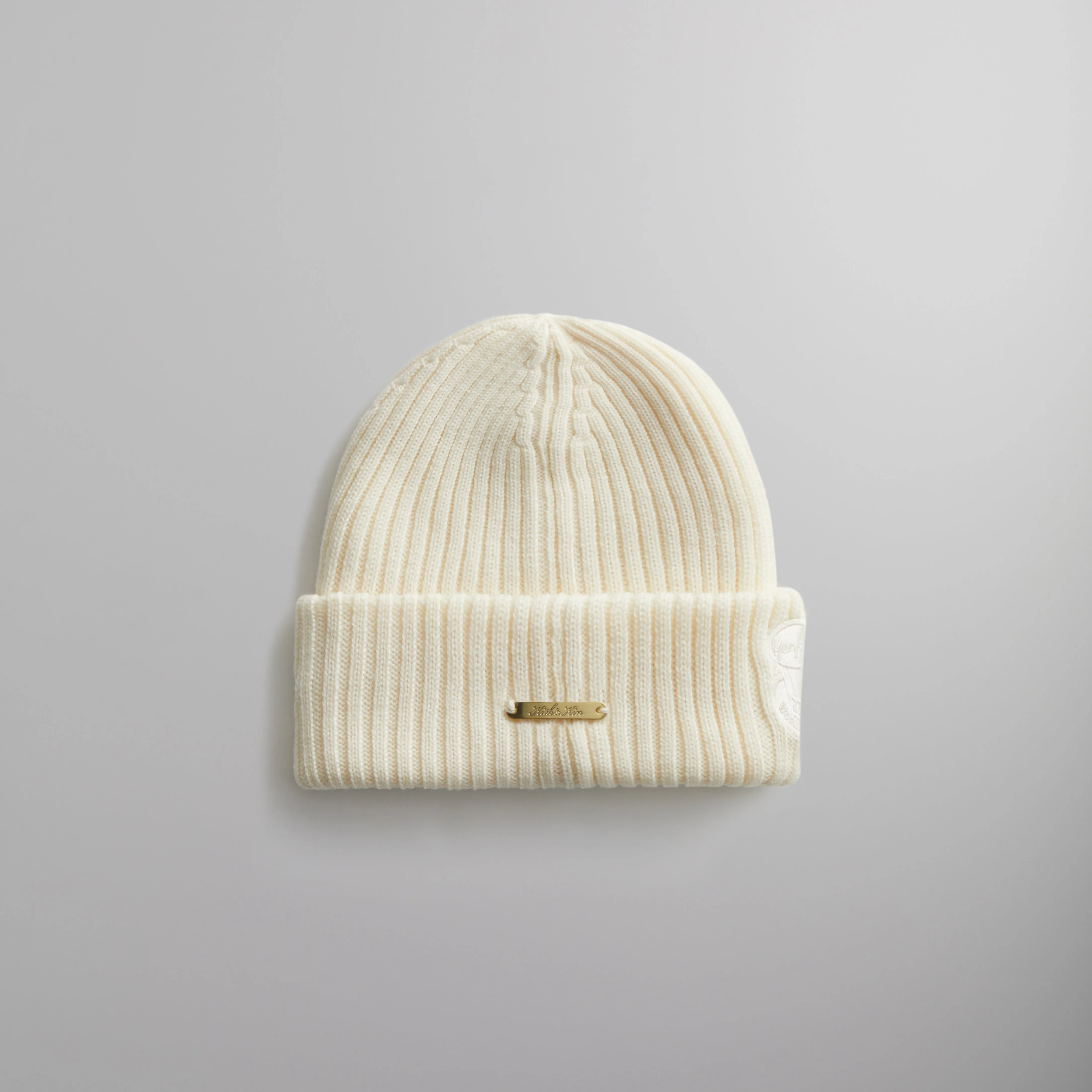 Kith & New Era for the New York Yankees Knit Beanie - Sandrift sold by Kith product image thumbnail 2