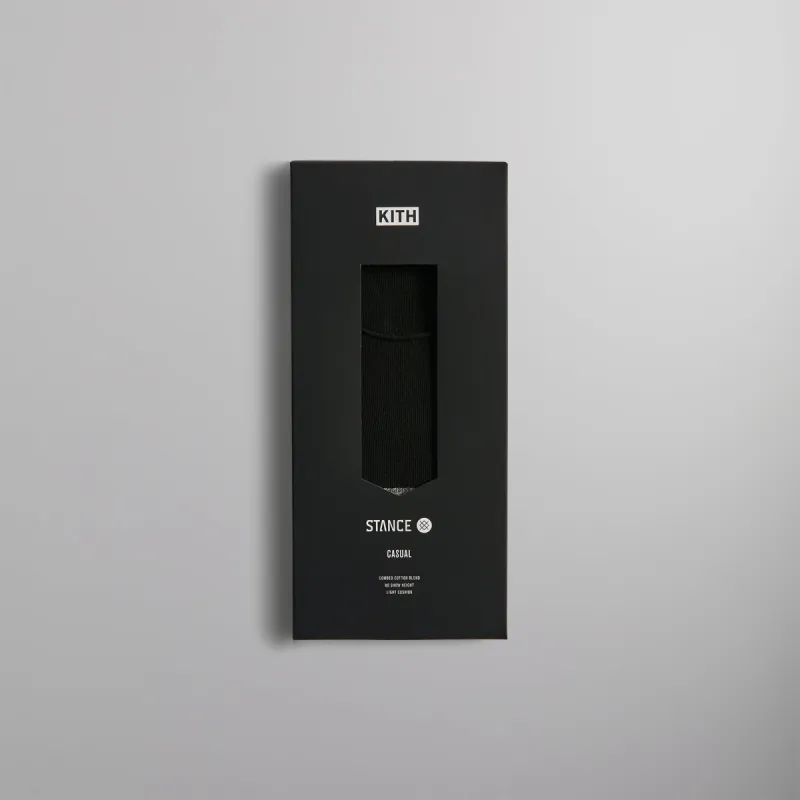 Kith for Stance Classic Super Invisible Sock - Black sold by Kith