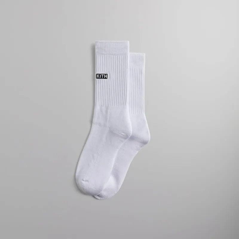 Kith Classics for Stance 2.0 Classic Crew Sock - White sold by Kith