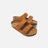 Birkenstock Arizona Soft Footbed Suede - Mink sold by Kith