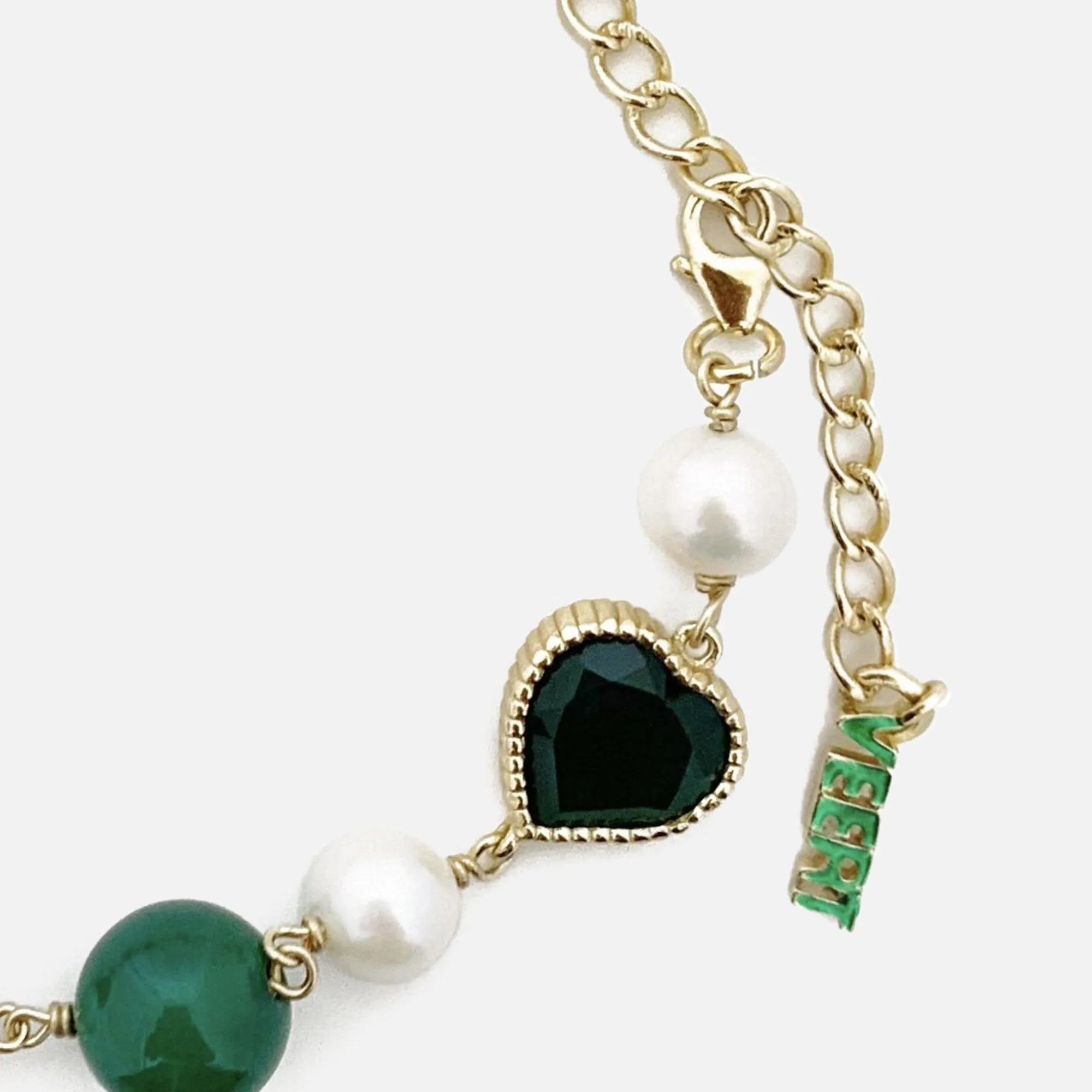 VEERT Onyx Freshwater Pearl Bracelet - Green sold by Kith product image thumbnail 2
