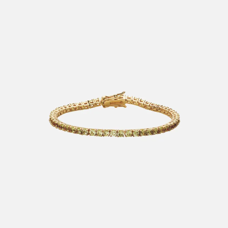 Crystal Haze Serena Bracelet - Olive sold by Kith