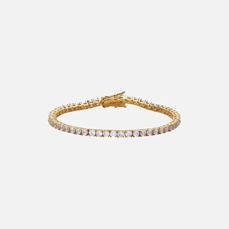 Crystal Haze Serena Bracelet - Gold sold by Kith