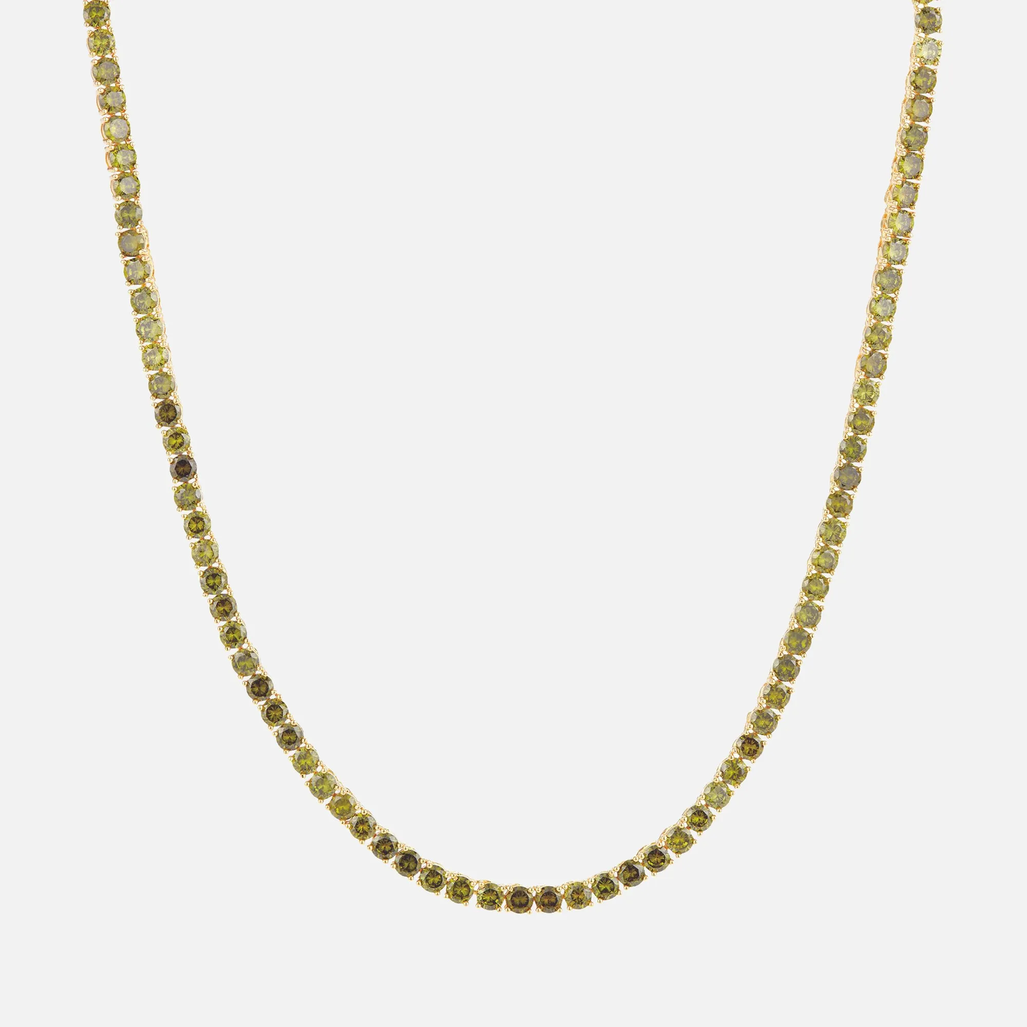 Crystal Haze Serena Necklace - Olive sold by Kith