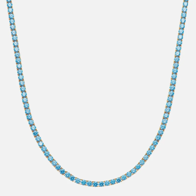 Crystal Haze Serena Necklace - Blue sold by Kith