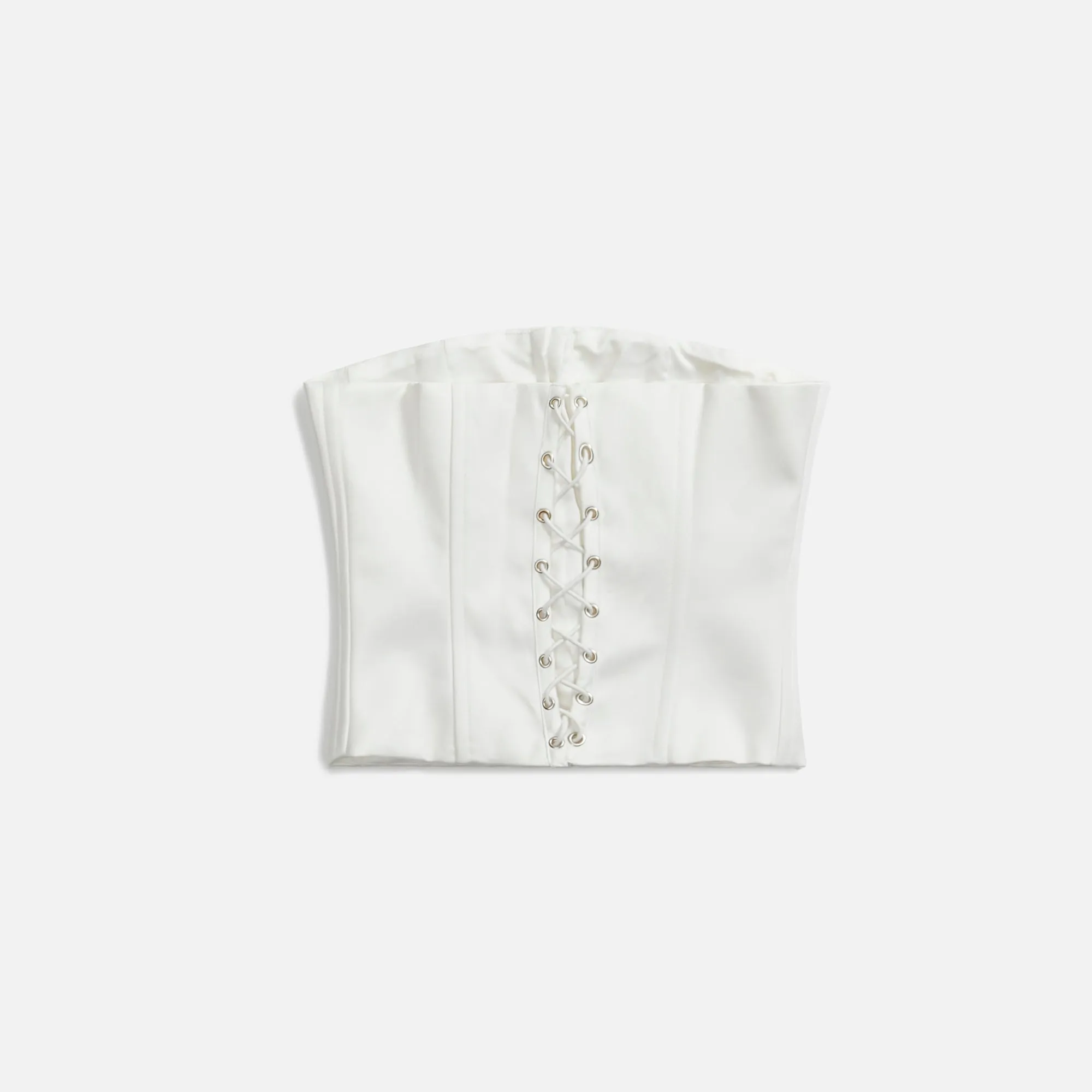 GUIZIO Satin Corset - White sold by Kith product image thumbnail 2