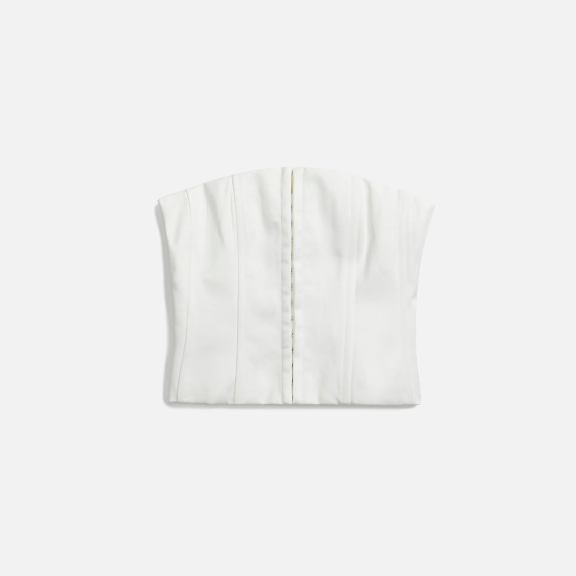 GUIZIO Satin Corset - White sold by Kith