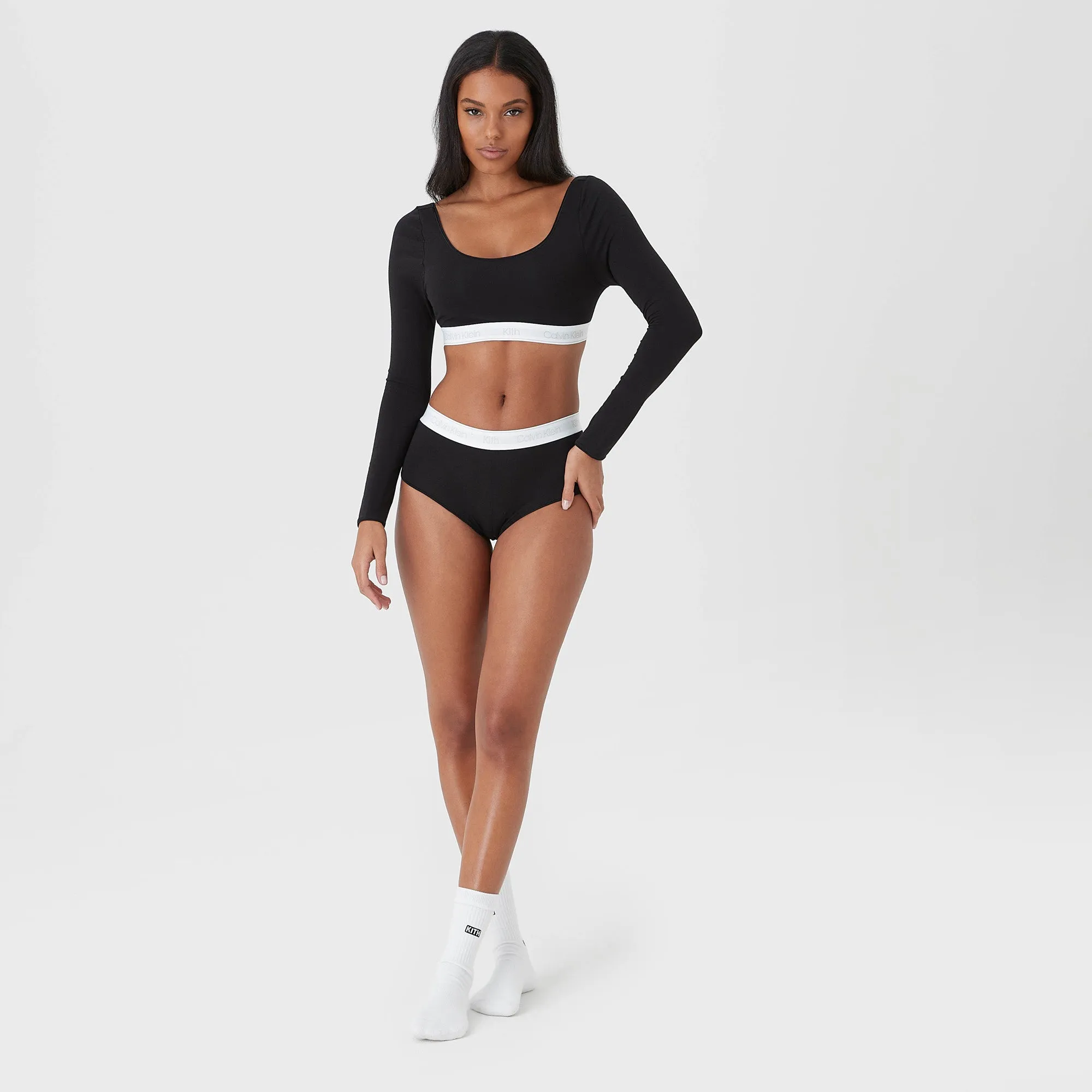 Kith Women for Calvin Klein Seasonal Boyshort - Black sold by Kith product image thumbnail 5