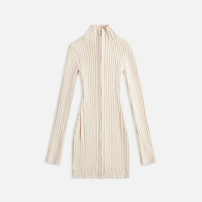 GUIZIO Nell Zip Up Dress - Ivory made by Kith