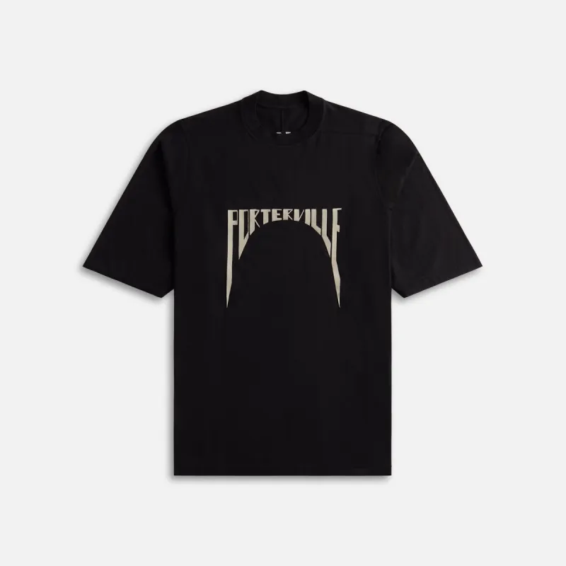 Rick Owens Ricamata Jumbo Tee - Black / Pearl sold by Kith