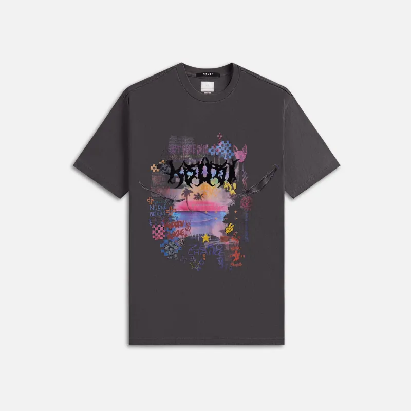 Ksubi Vandals Bigge Tee - Faded Black sold by Kith