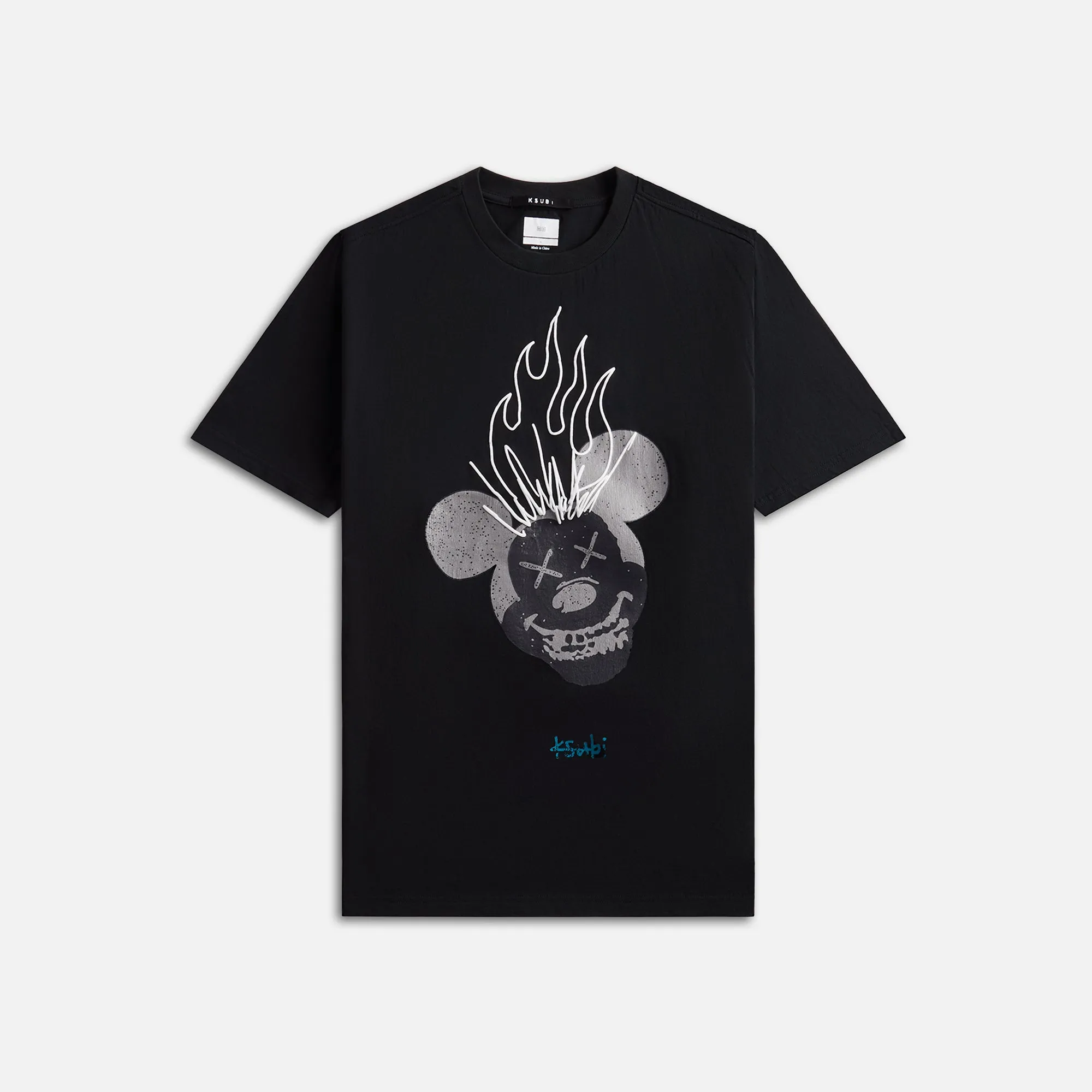 Ksubi Burn Biggie Tee - Jet Black sold by Kith