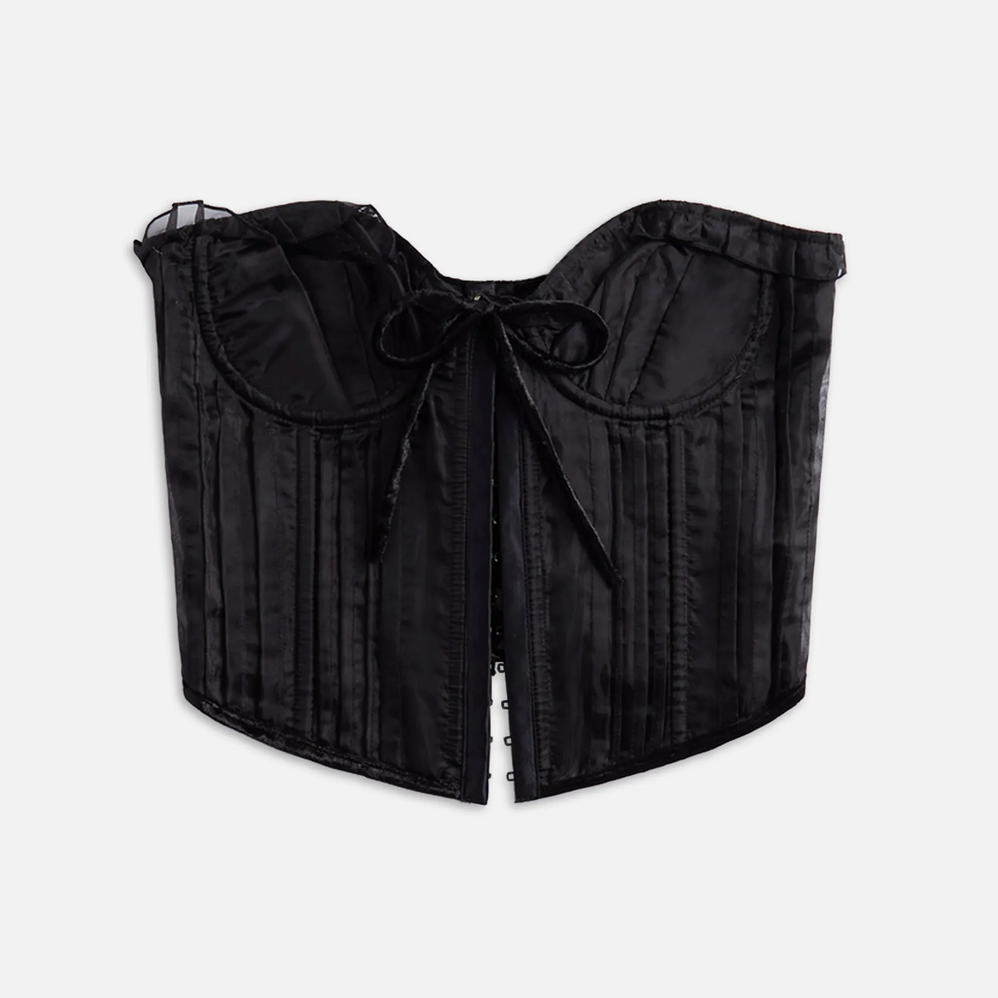 GUIZIO Pintuck Corset - Black sold by Kith
