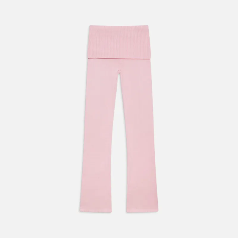 Frankies Bikinis Aimee Cloud Knit Pant - Cozy Pink sold by Kith