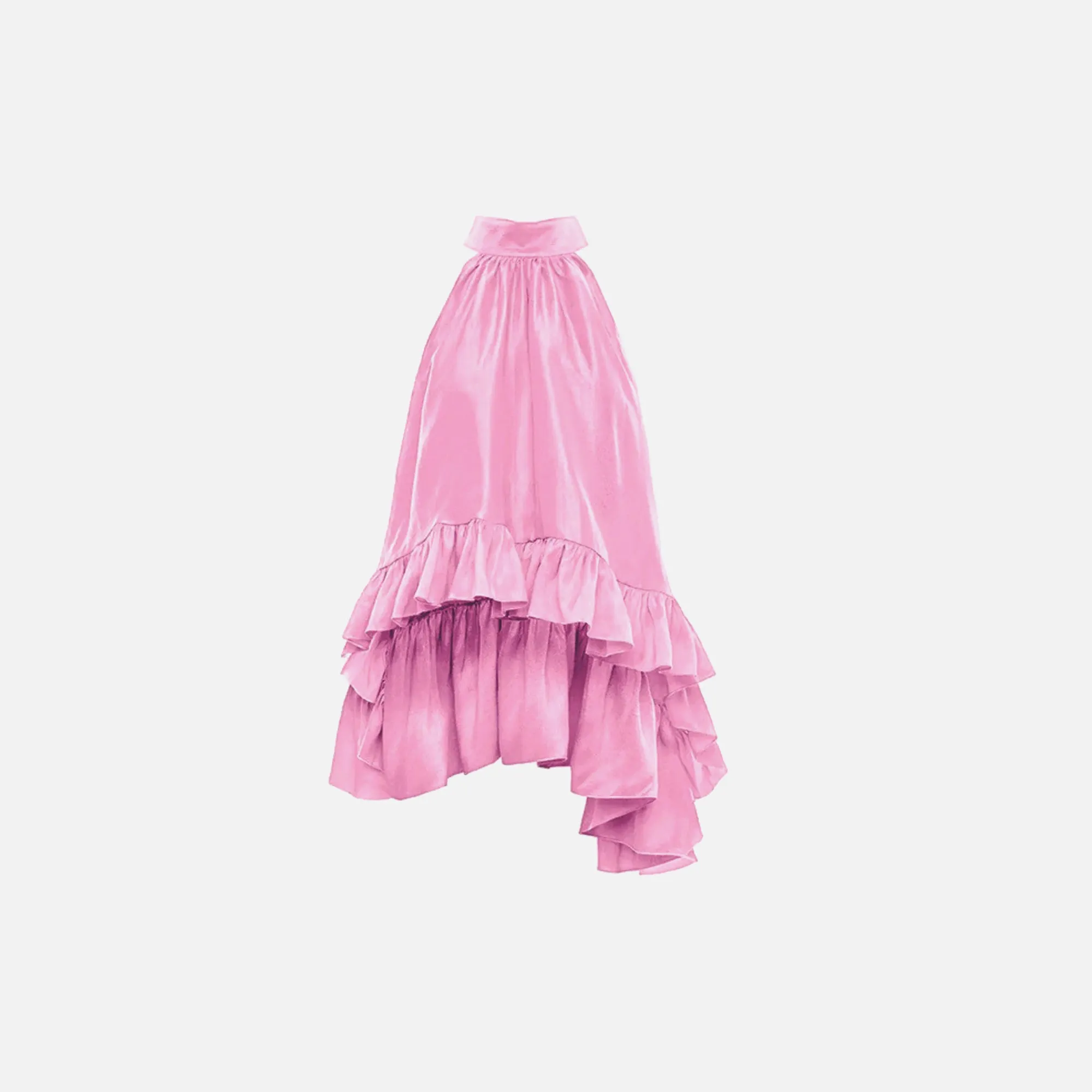Azeeza Plath Raw Silk Top - Fondant sold by Kith