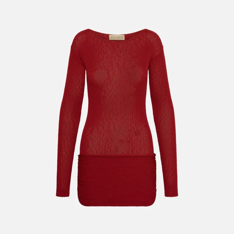 Aya Muse Loca Dress - Red sold by Kith
