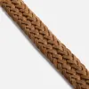 Anderson's Suede Woven Belt - Tan sold by Kith