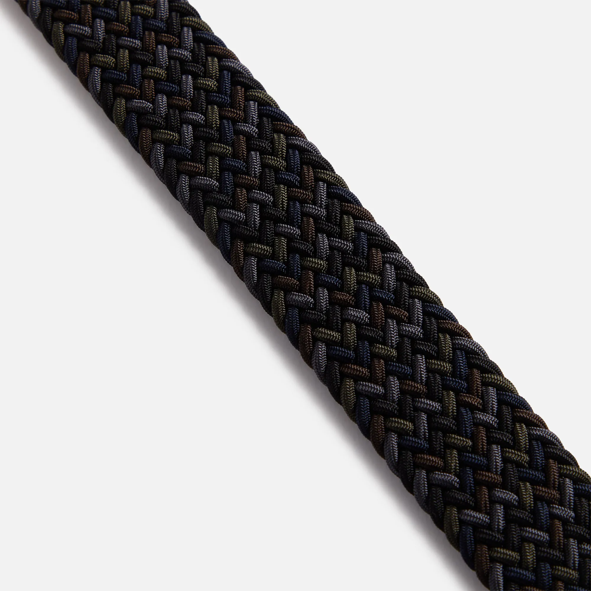 Anderson's Multi Color Stretch Woven Belt - Blue / Grey / Black sold by Kith product image thumbnail 2