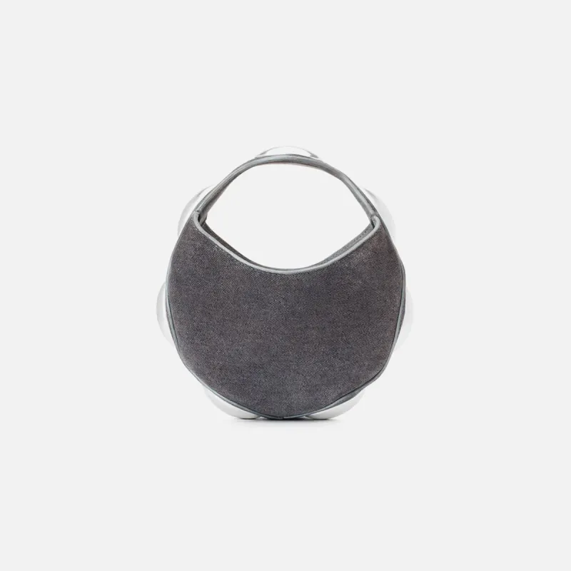 Alexander Wang Dome Circular Top Handle Bag - Grey sold by Kith