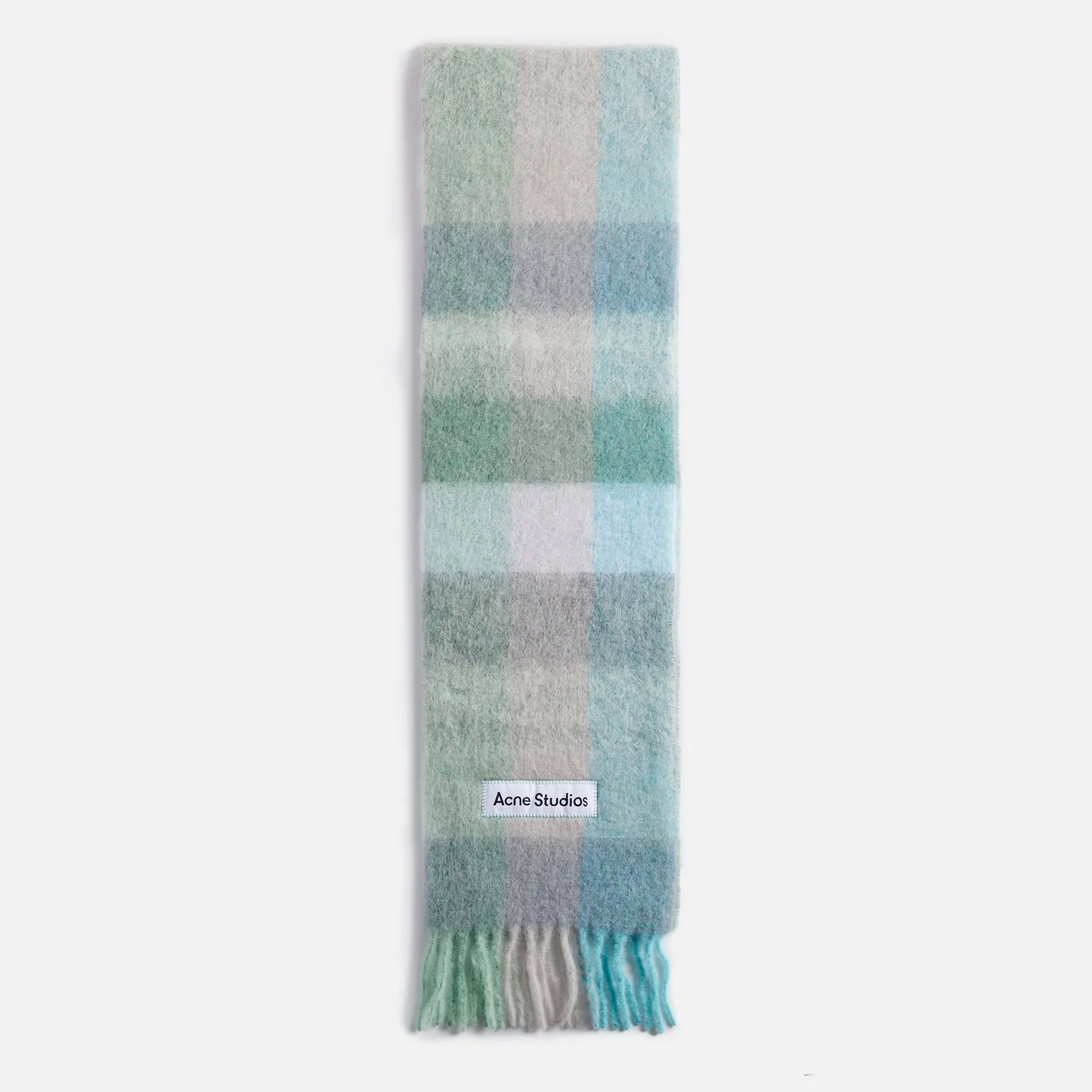 Acne Studios Vally Scarf - Turquoise / Green sold by Kith