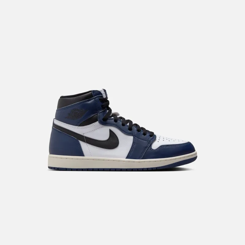 Jordan Air Jordan 1 Retro High OG - Midnight Navy / Black sold by Kith
