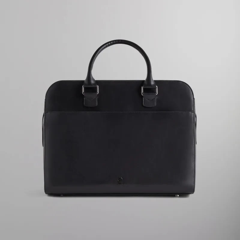 Kith & Giorgio Armani Monogram Leather Document Bag sold by Kith