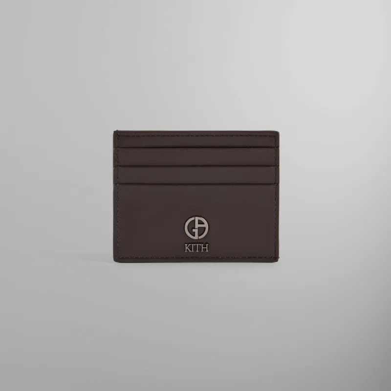 Kith & Giorgio Armani Card Holder - Kindling sold by Kith