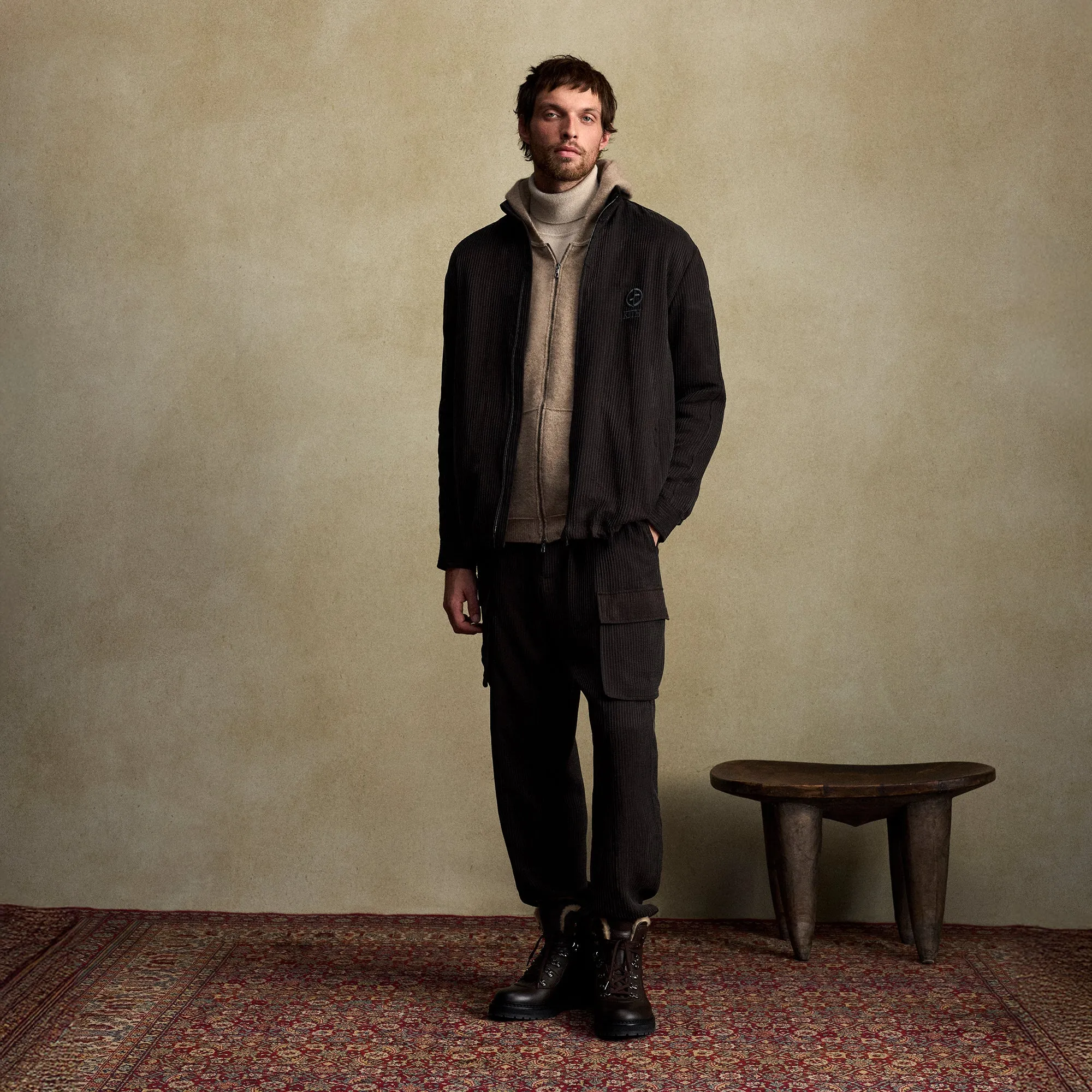 Kith & Giorgio Armani Cupro Bristol Cargo Pant - Kindling sold by Kith product image thumbnail 2