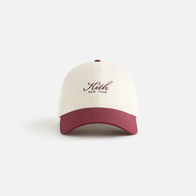 Kith Women Script New York Cap - Magma made by Kith
