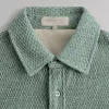 Kith Chenille Tweed Apollo Shirt - Tornado sold by Kith