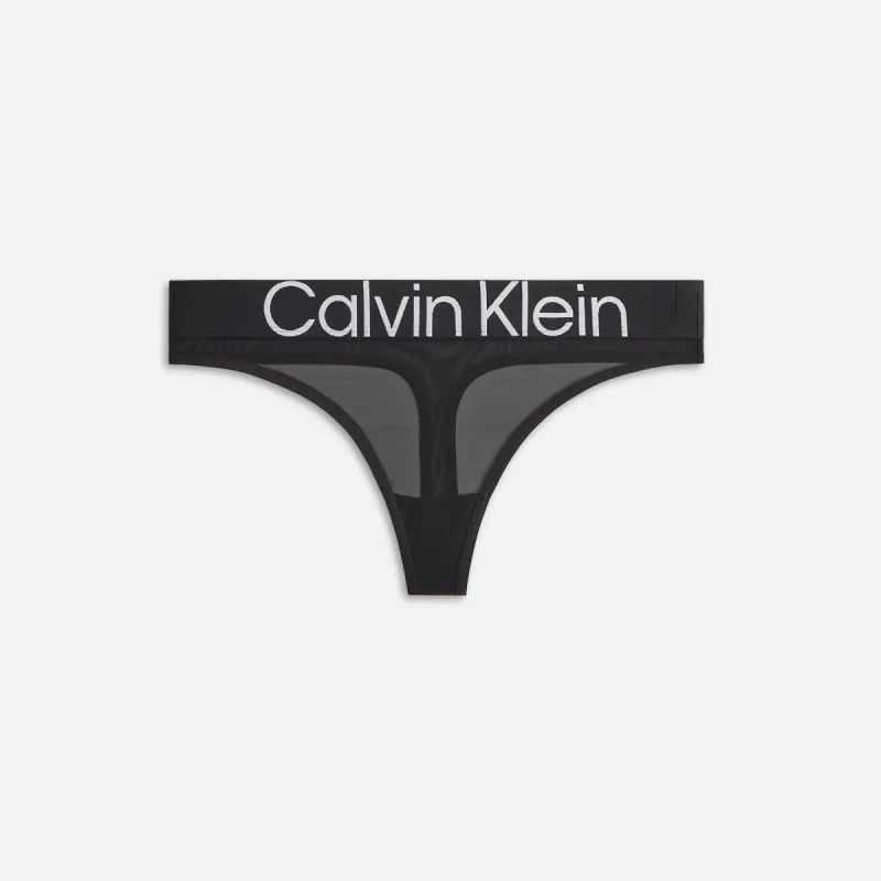 Kith Women for Calvin Klein Mesh Thong - Black sold by Kith