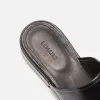 Lemaire Square Mule - Black sold by Kith