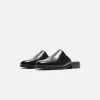 Lemaire Square Mule - Black sold by Kith